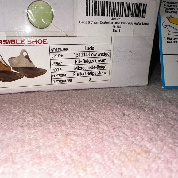 Lucia Reversible Low Wedge Sandal - Picture 4 of 6